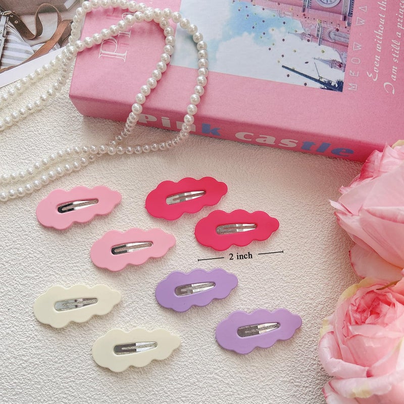ELEMIRSA 40pcs Candy Colored Snap Hair Clips for Little Girl Non Slip Barrettes Hair Accessories for Baby Girl Teens Toddler Kids - Image 3